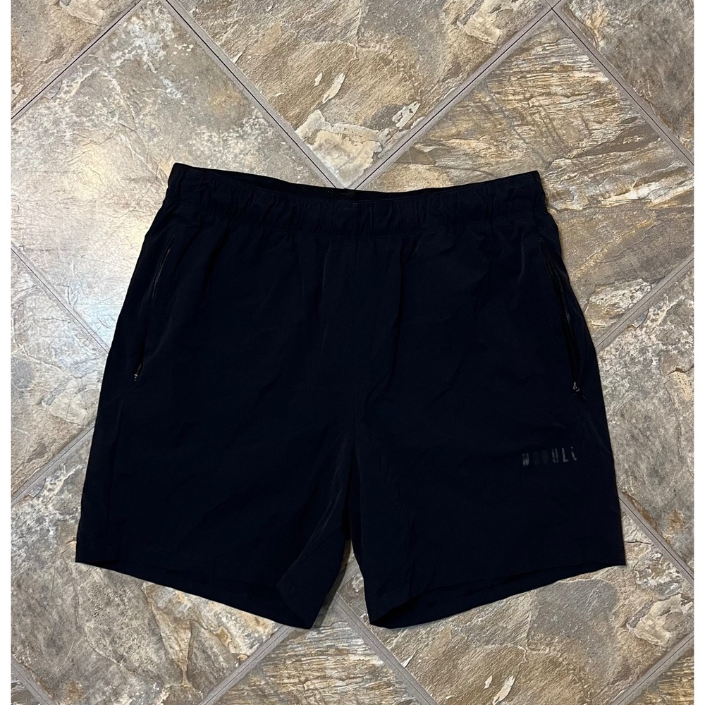 Nobull Training Shorts Mens Large Black Zipper Pockets
